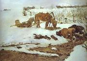 Valentin Serov Rinsing Linen. On the River. Study oil painting reproduction